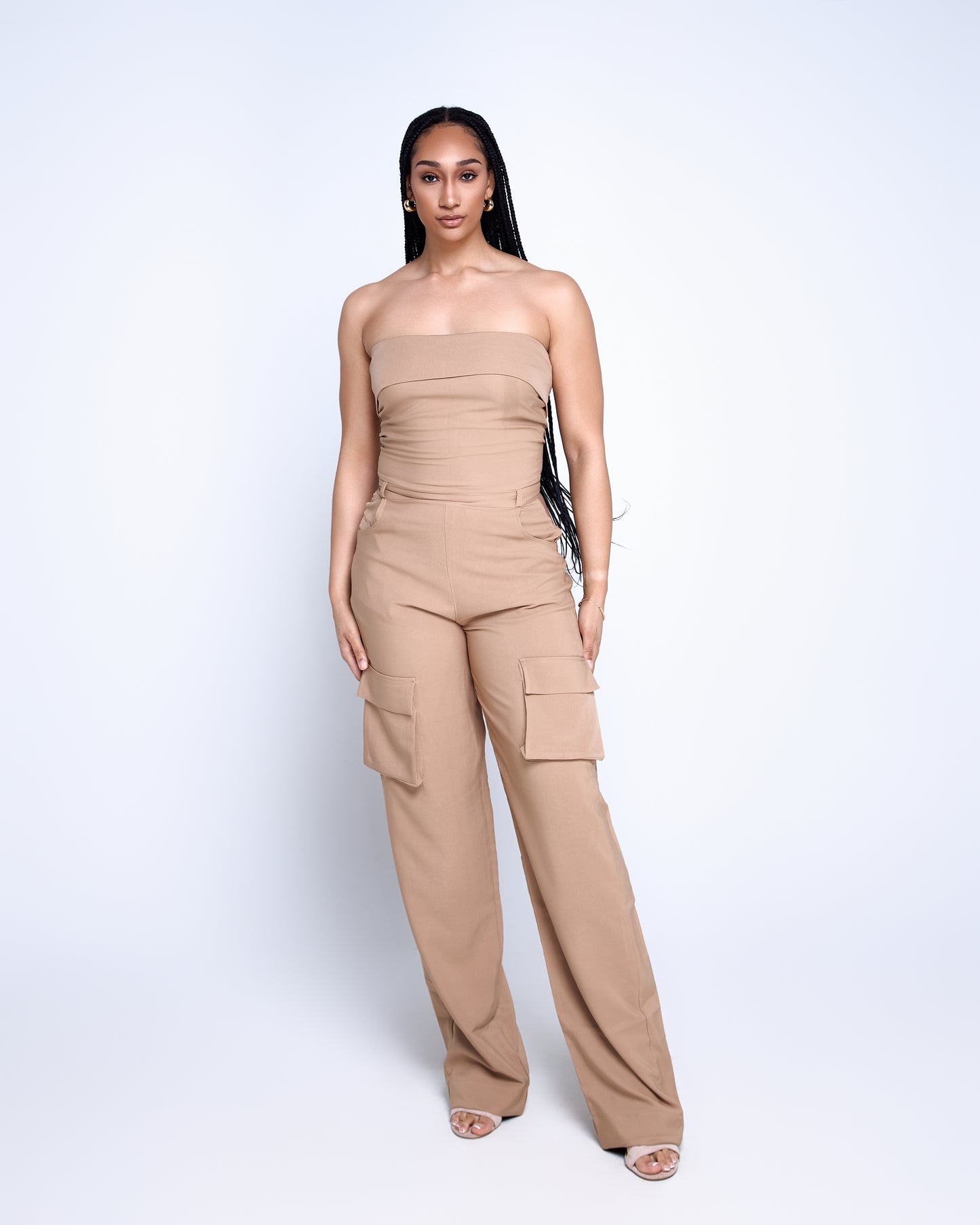 Mia Cargo Jumpsuit