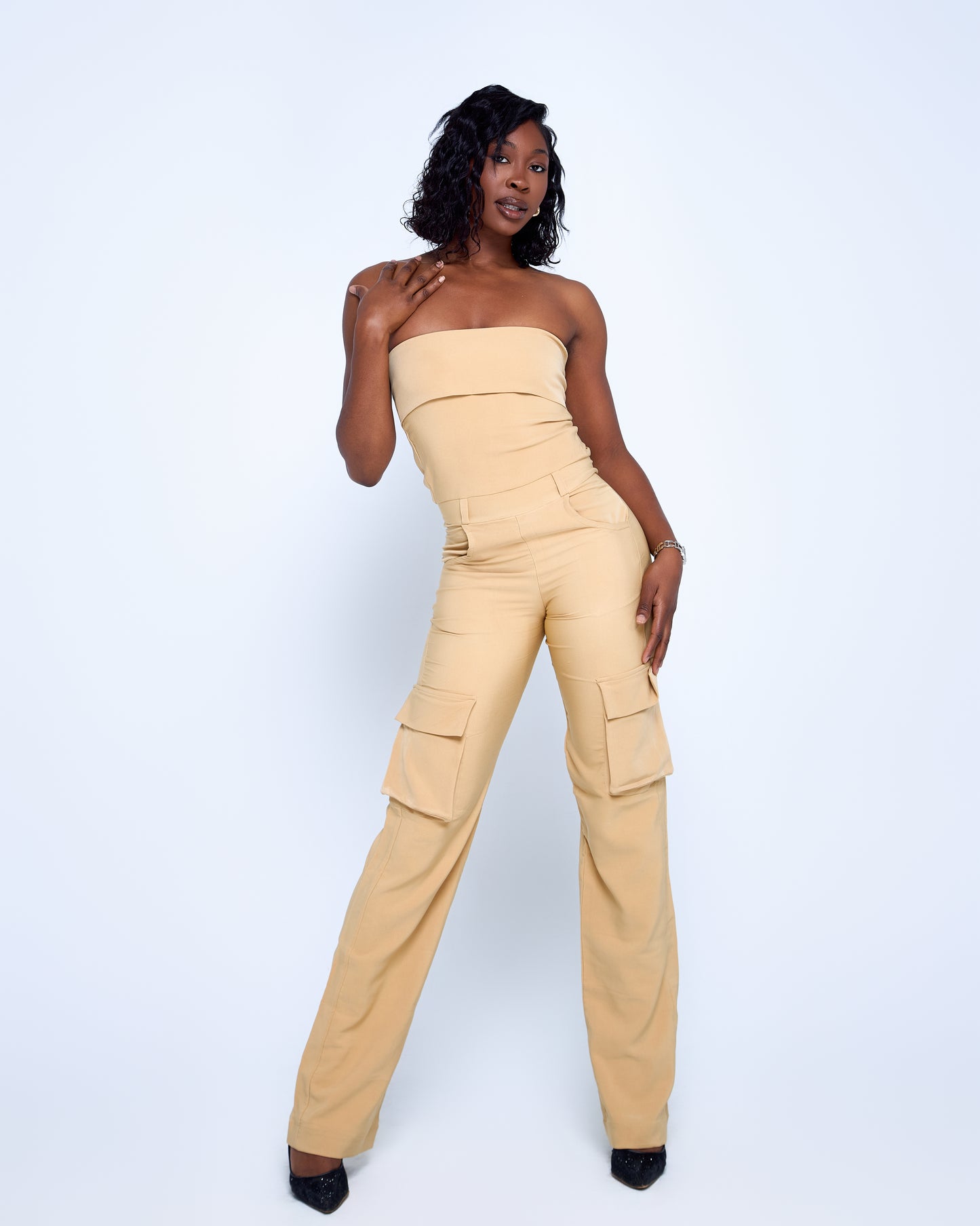 Mia Cargo Jumpsuit